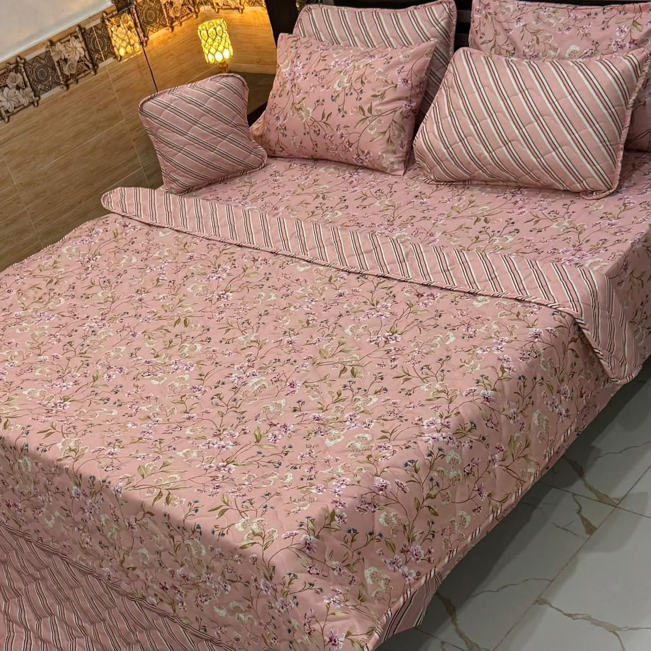 7-Piece Printed King Size Comforter Set | BS-5
