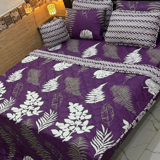 7-Piece Printed King Size Comforter Set | BS-1