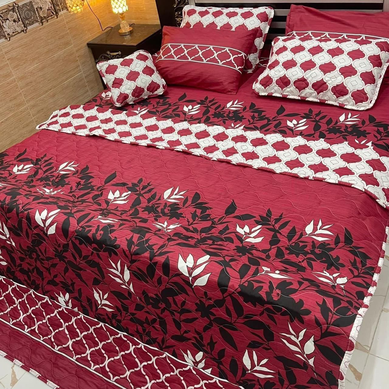 7-Piece Printed King Size Comforter Set | BS-13