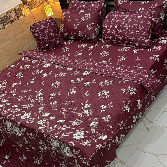 7-Piece Printed King Size Comforter Set | BS-2
