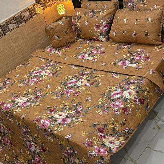 7-Piece Printed King Size Comforter Set | BS-4